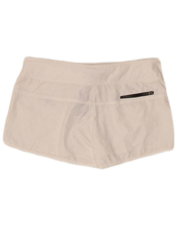 Nike sportsshorts til kvinder UK 10 Small White Polyester