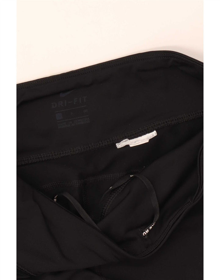 Nike Dame Dri Fit Leggings UK 10 Small Black