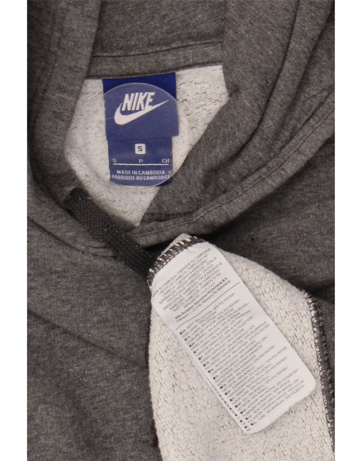 Nike hættetrøje til mænd, lille grå flækket bomuld