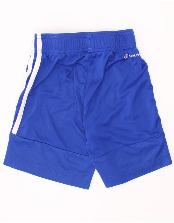 Adidas Boys Aeroready Sports Shorts 5-6 år Blå polyester