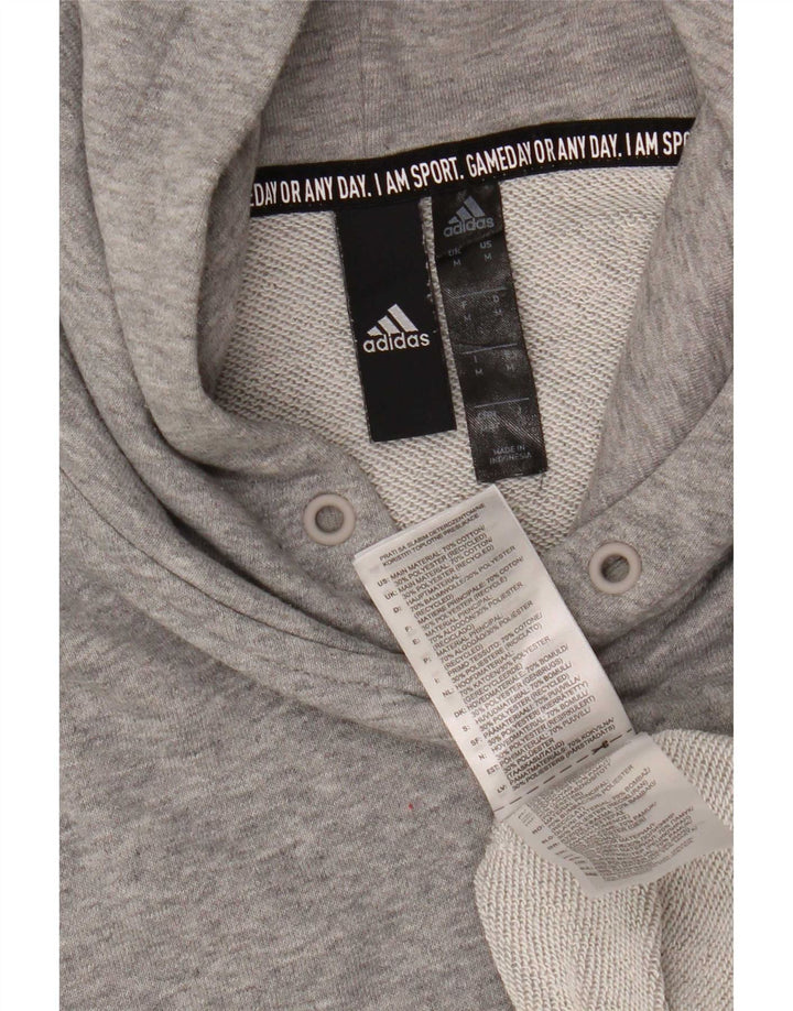 Adidas Herre hættetrøje Jumper Medium Grey Bomuld