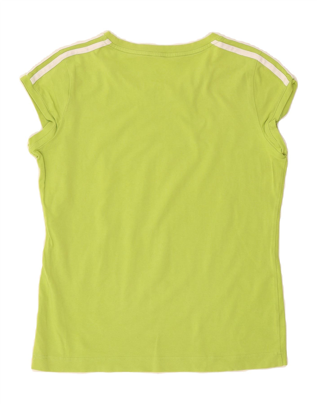 ADIDAS Womens T-Shirt Top UK 16 Large Green Vintage Adidas and Second-Hand Adidas from Messina Hembry 