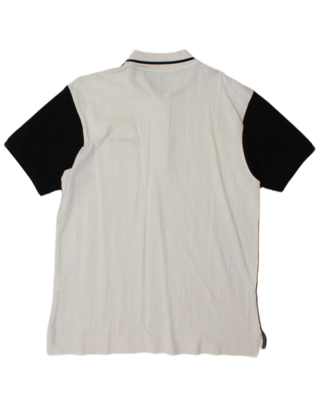 Sergio Tacchini Herre poloshirt Medium White Colourblock Bomuld