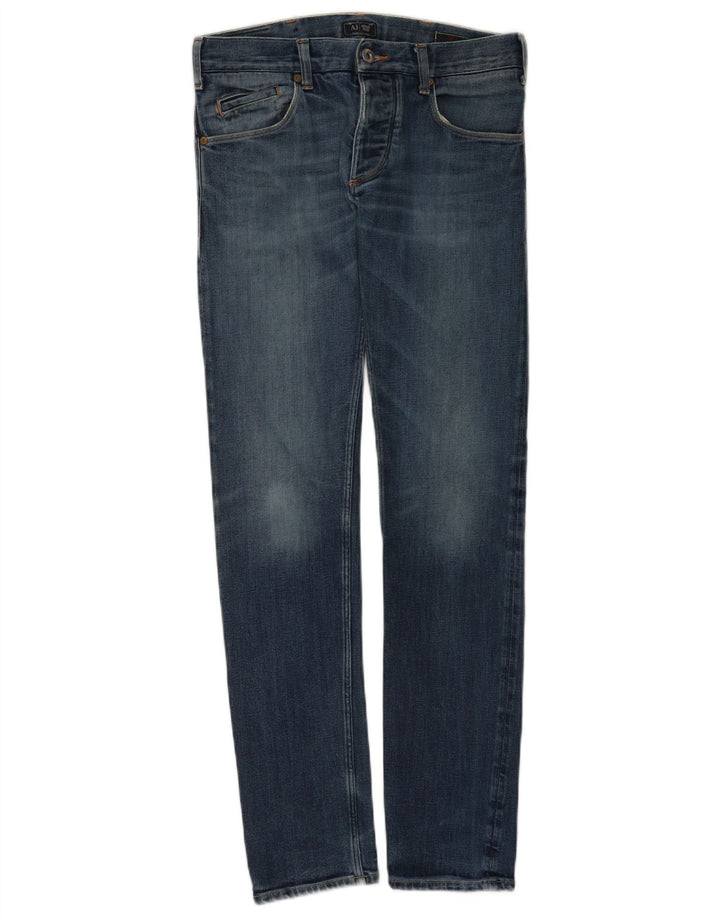 Armani Dame Slim Jeans W29 L34 Blå Bomuld