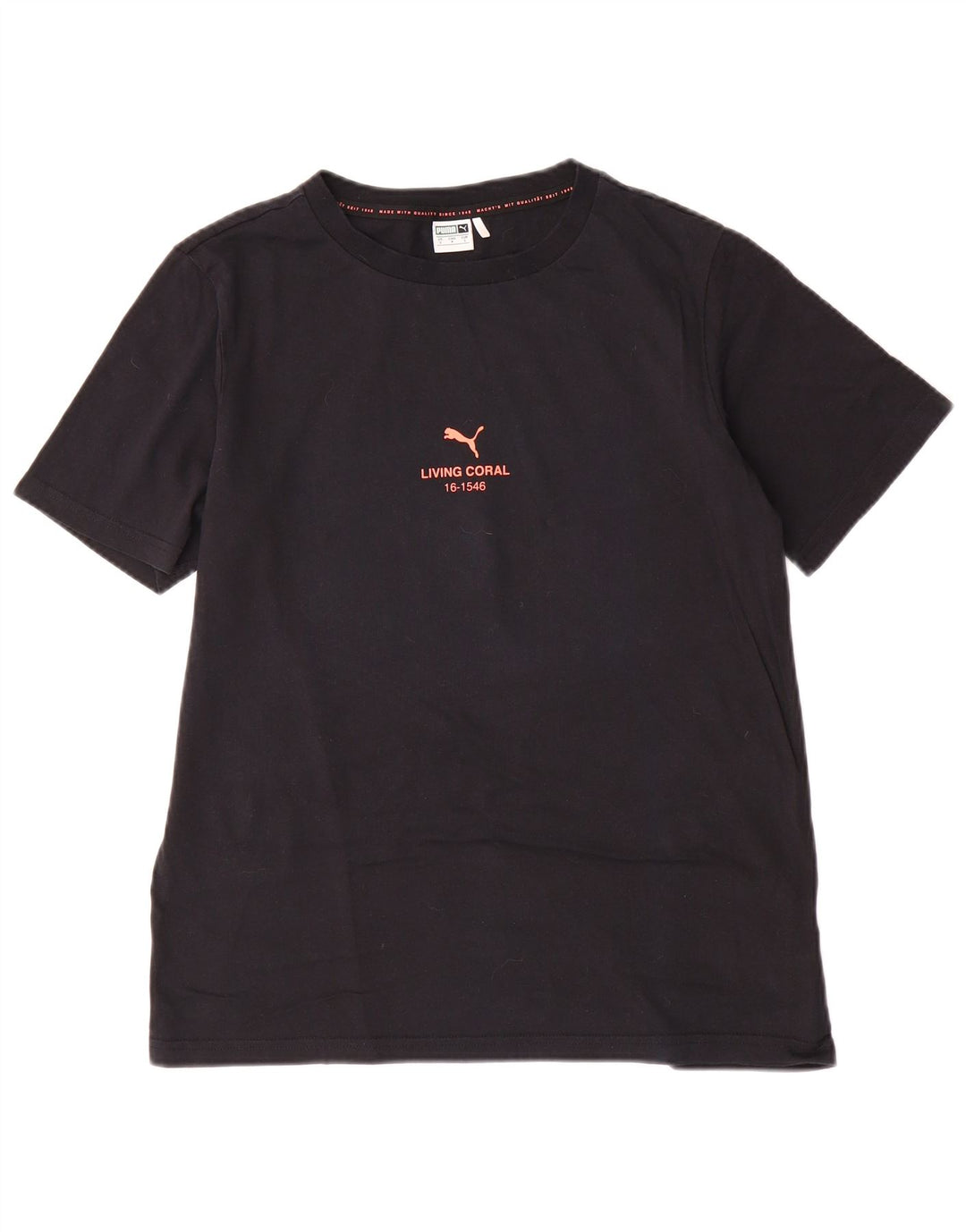 Puma Herre grafisk T-shirt top lille sort bomuld