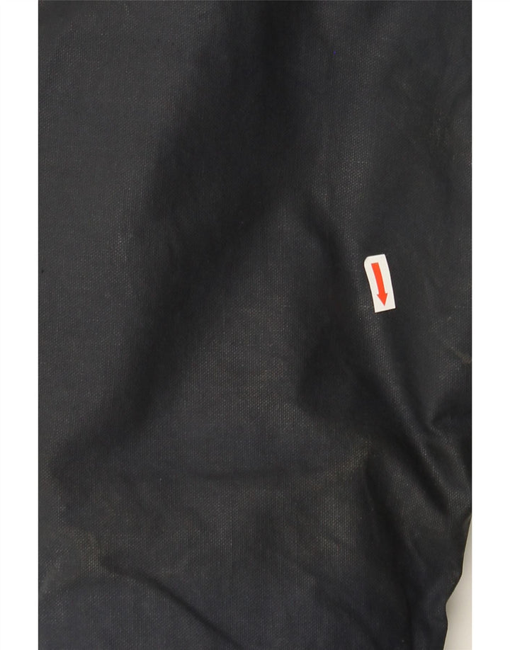 OCEAN STAR Mens Hooded Windbreaker Jacket IT 46 Small Black Cotton Vintage Ocean Star and Second-Hand Ocean Star from Messina Hembry 