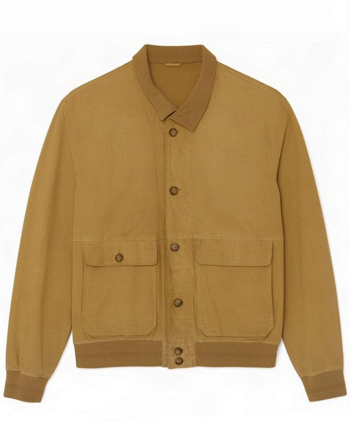 Vintage Herre Ruskind Bomber Jacket UK 40 Large Beige