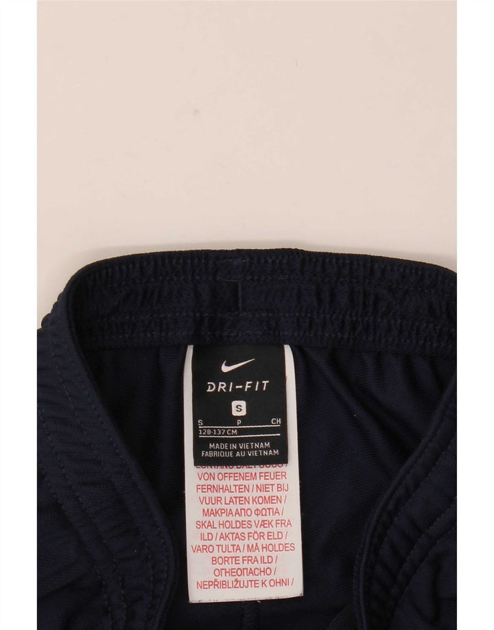 Nike Boys Dri Fit træningsdragt Bukser 8-9 år Små marineblå polyester