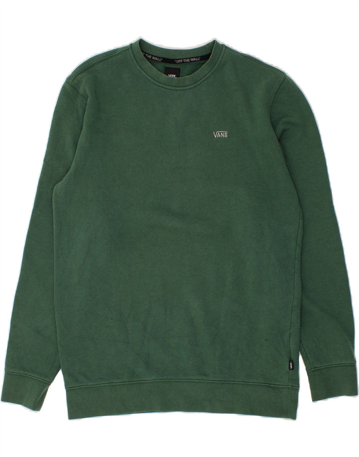 VANS Sweatshirt til mænd Medium Grøn Bomuld