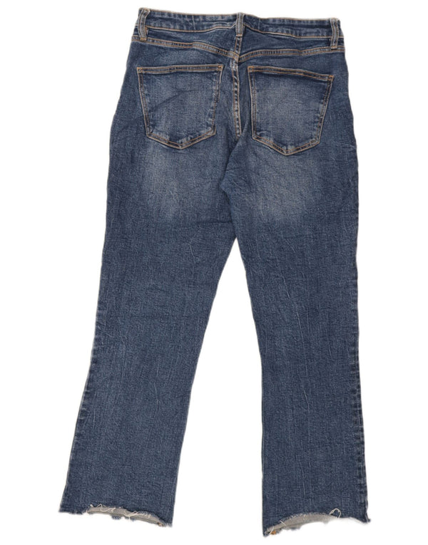 Zara Dame Straight Jeans EU 38 Small W30 L26 Blå
