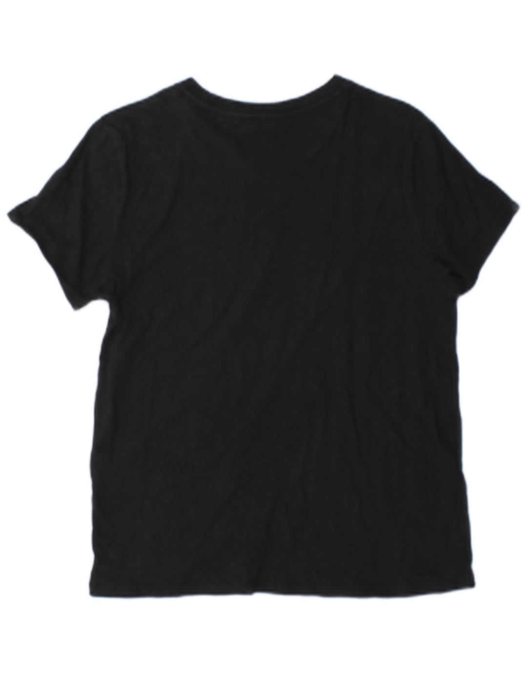 Levi's Dame Oversized T-Shirt Top UK 10 Small Black Bomuld