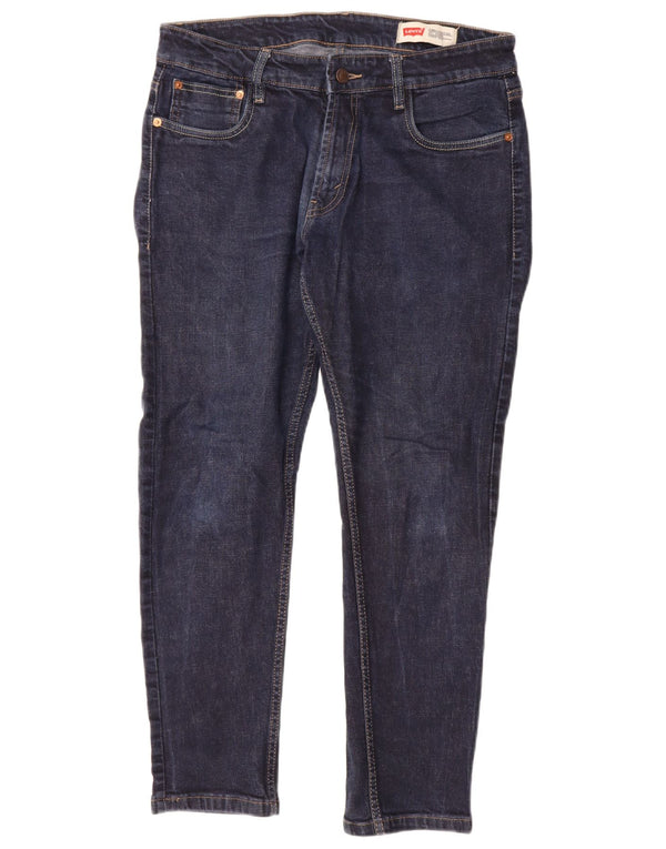 Levi's Mens Slim Jeans W36 L28 Navy Blue Cotton