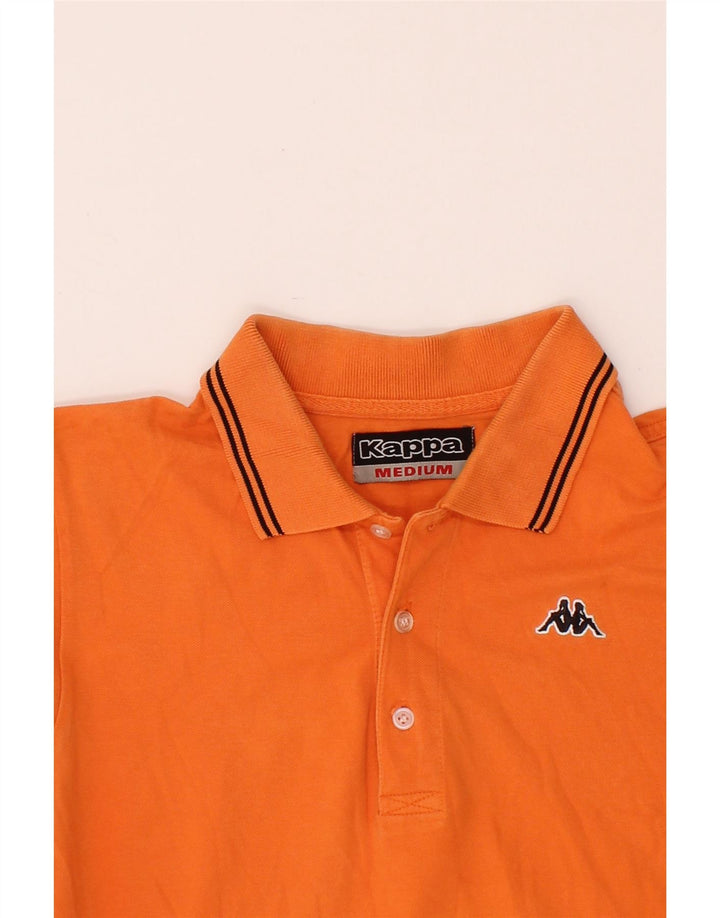 KAPPA Mens Polo Shirt Medium Orange Cotton Vintage Kappa and Second-Hand Kappa from Messina Hembry 