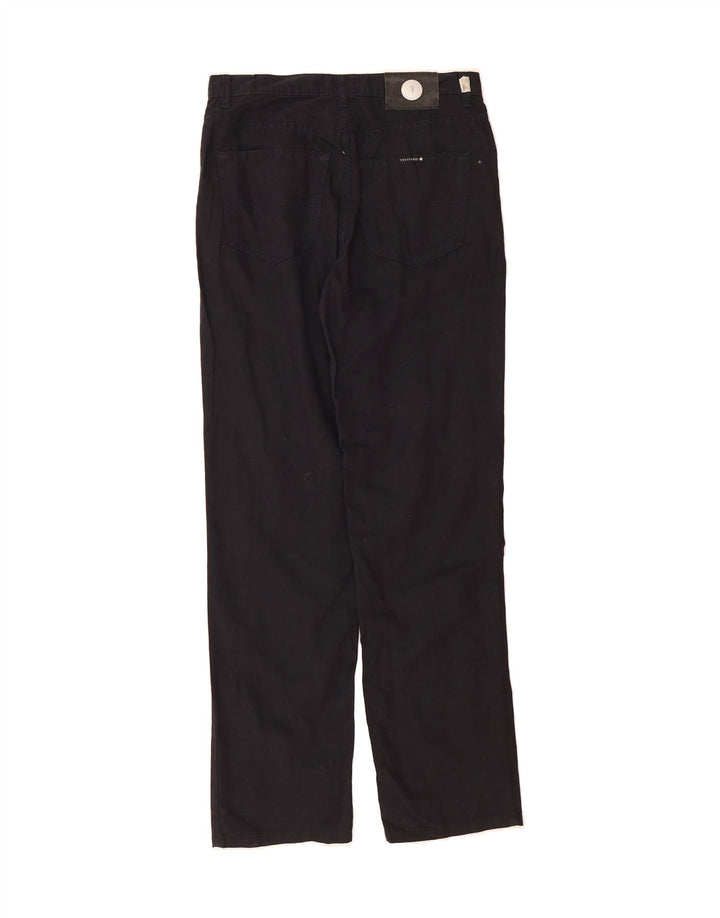 TRUSSARDI Mens Straight Jeans W30 L32 Black Cotton Vintage Trussardi and Second-Hand Trussardi from Messina Hembry 