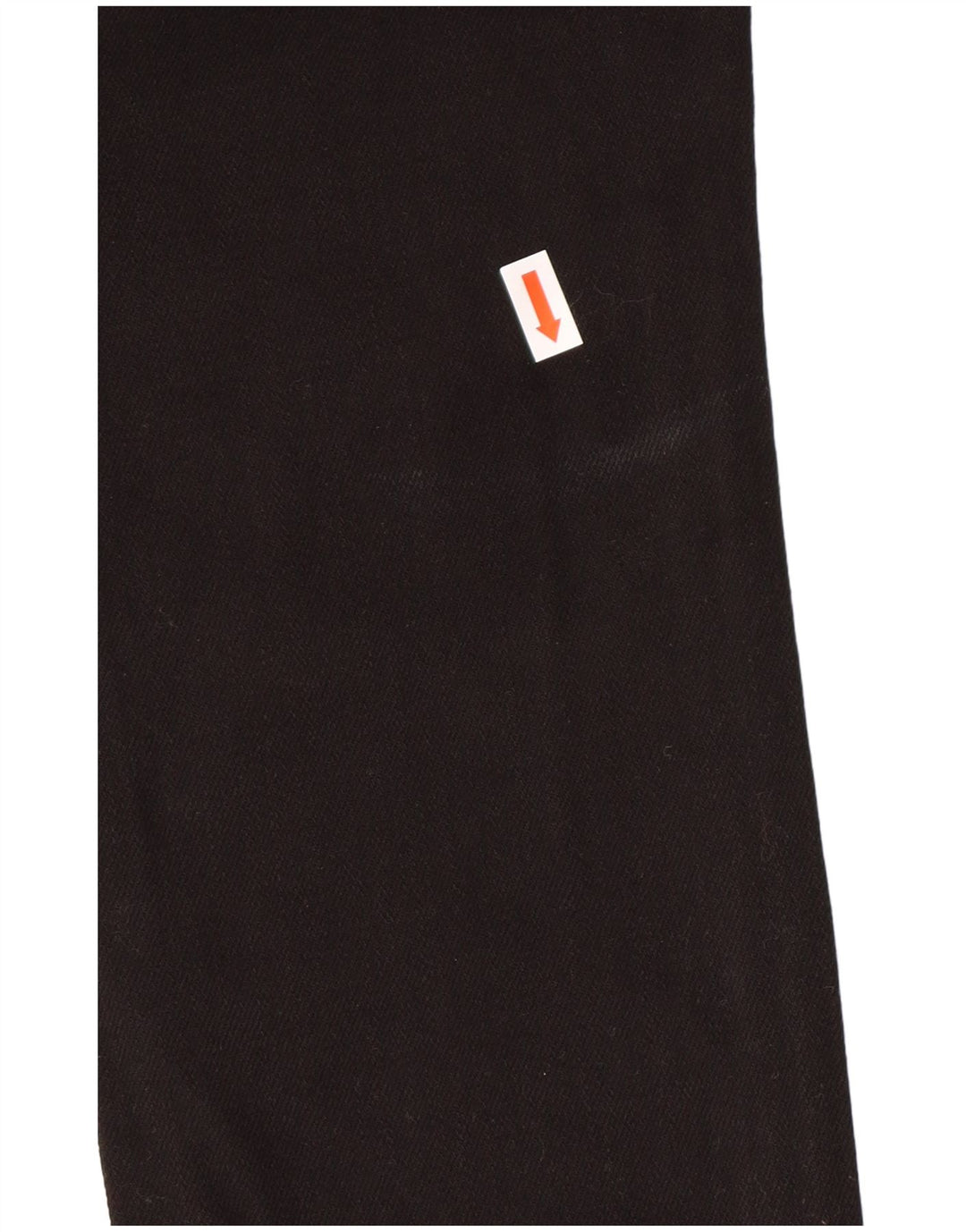 CALVIN KLEIN Kvinder Højtaljede Slim Jeans W26 L30 Sort Bomuld