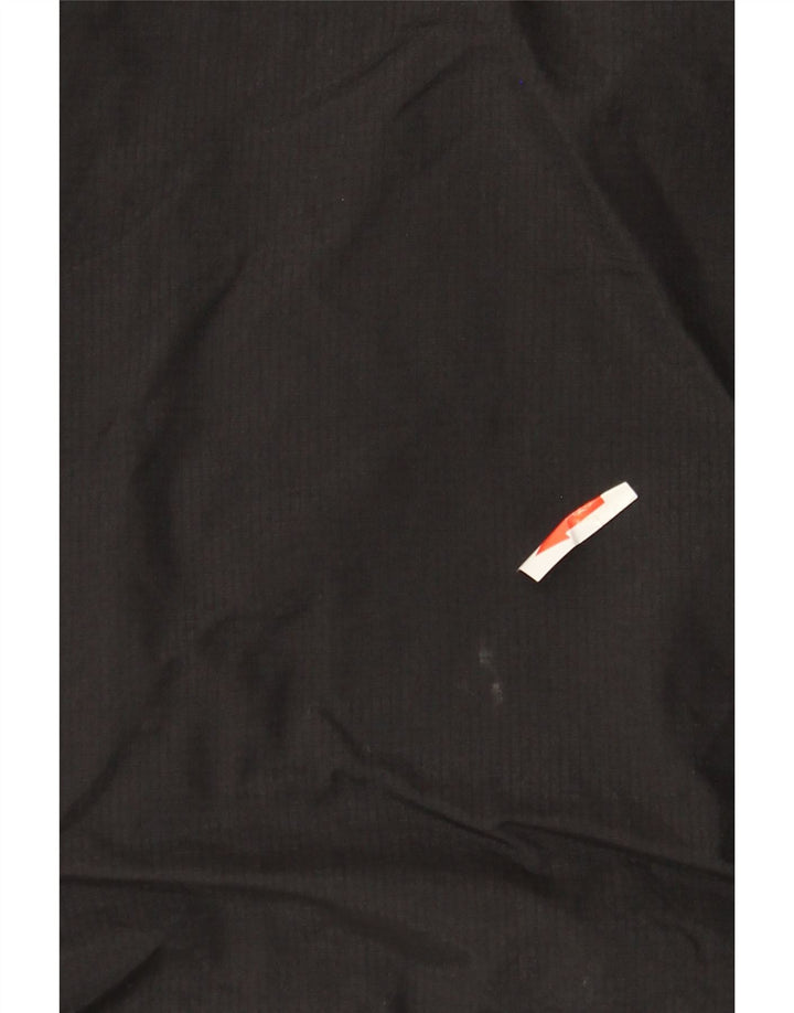 Superdry grafisk regnjakke til kvinder UK 6 XS sort nylon