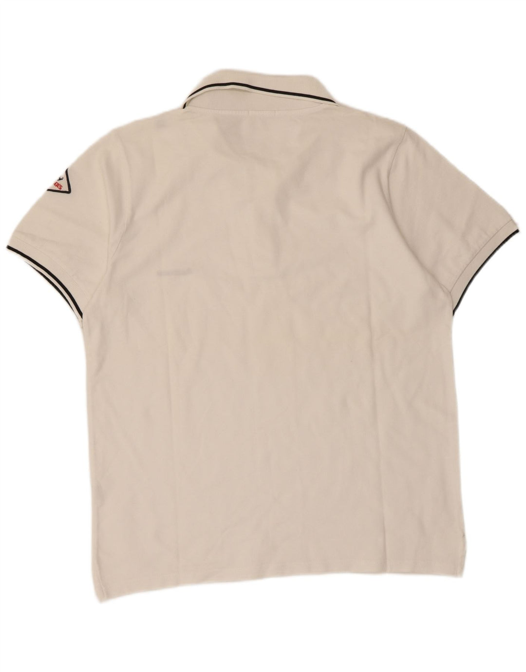 Roy Rogers Poloskjorte til mænd 2XL Hvid Bomuld