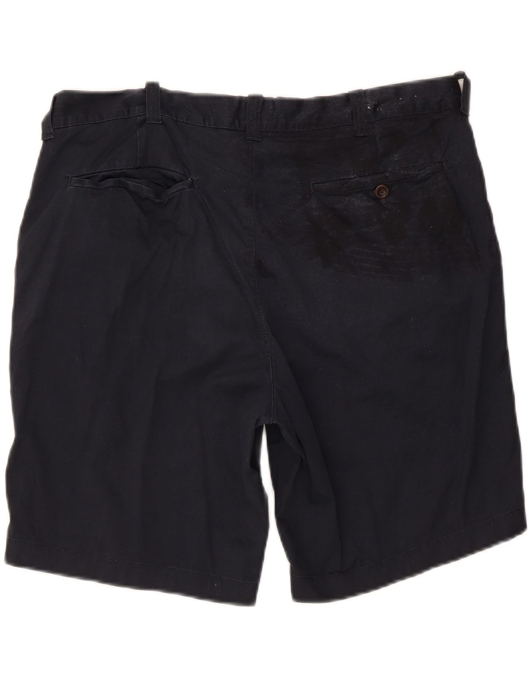 J. CREW Mens Chino Shorts W36 Large  Navy Blue Cotton Vintage J. Crew and Second-Hand J. Crew from Messina Hembry 