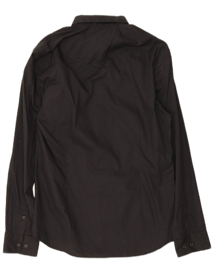 Jack & Jones herreskjorte stor sort bomuld