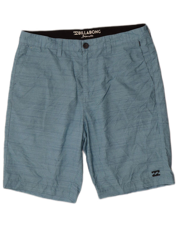 Billabong Mens Chino Shorts W32 Medium Blue Pinstripe