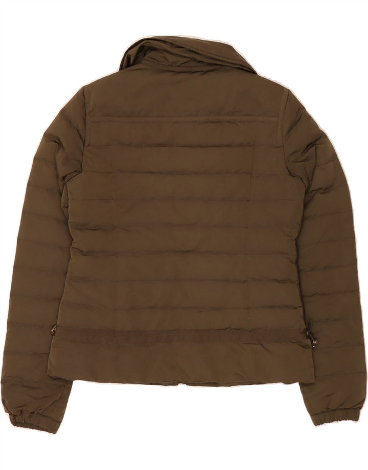 MASSIMO DUTTI Womens Padded Jacket UK 10 Small Brown Polyester Vintage Massimo Dutti and Second-Hand Massimo Dutti from Messina Hembry 