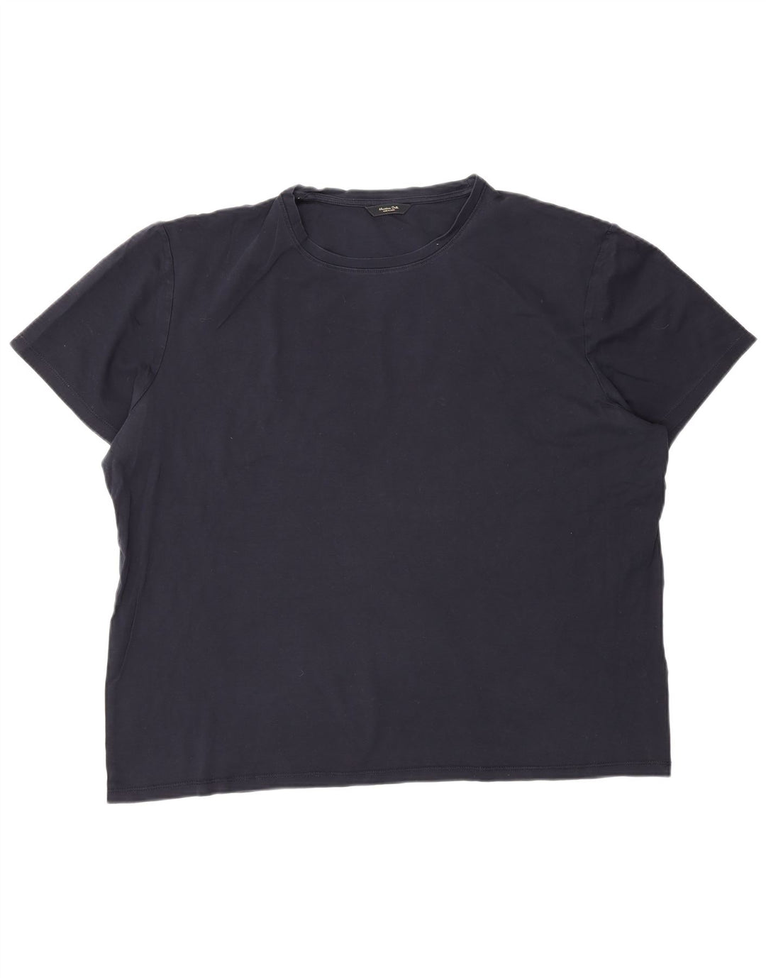 Massimo Dutti Herre T-Shirt Top 2XL Navy Blue