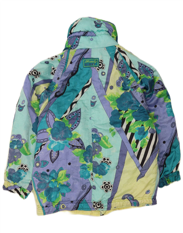 Ninety Eight Dame Windbreaker Jacket UK 18 XL Multicolored Floral