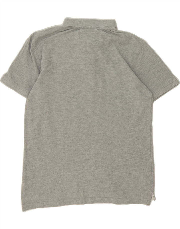 CREW CLOTHING Mens Polo Shirt Large Grey Cotton Vintage Crew Clothing and Second-Hand Crew Clothing from Messina Hembry 