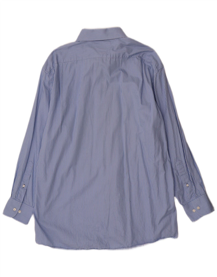 Tommy Hilfiger Herre Regular Fit skjorte str. 16 1/2 Large Blue Pinstripe