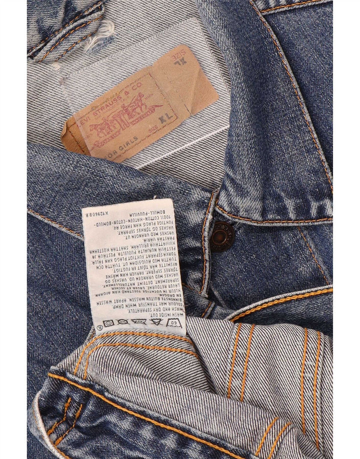 Levi's Girls Denimjakke 11-12 år XL Blå Bomuld