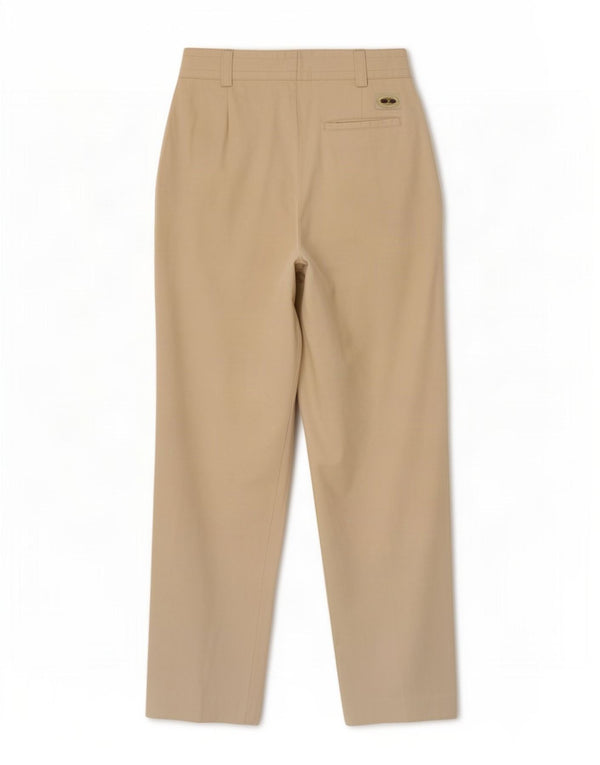 Vintage Herre Pegged Chino Bukser W30 L29 Beige Bomuld