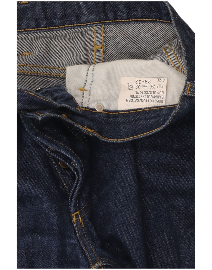 Lee Straight Jeans til mænd W29 L29 blå bomuld