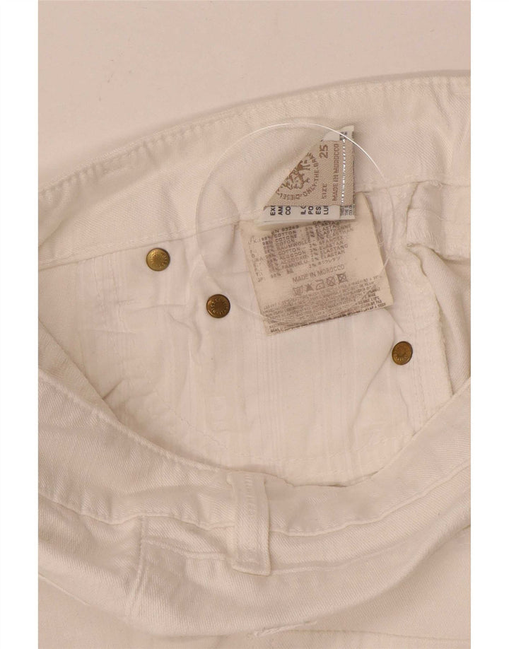 Diesel Dame Slim Jeans W25 L30 Hvid Bomuld