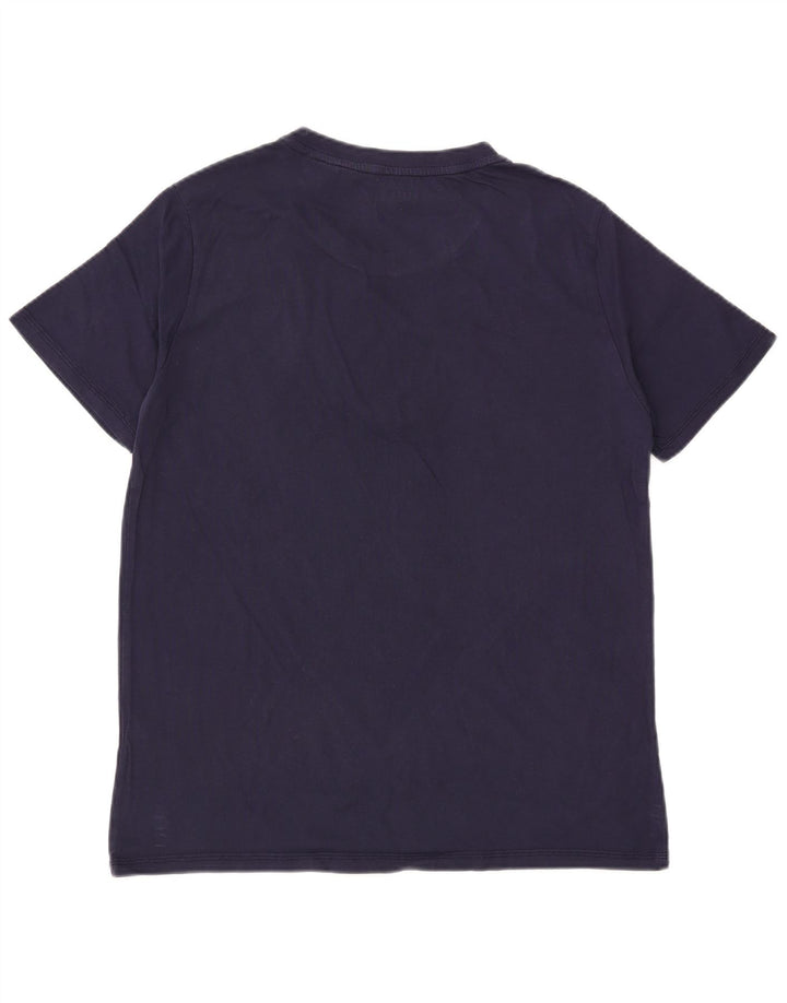 GUESS Herre grafisk T-shirt Top Stor marineblå bomuld