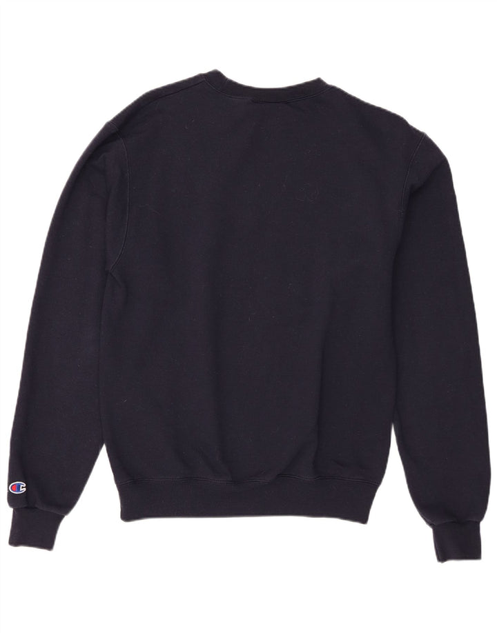 Champion Herre Utah Graphic Sweatshirt Jumper Small Navy Blue