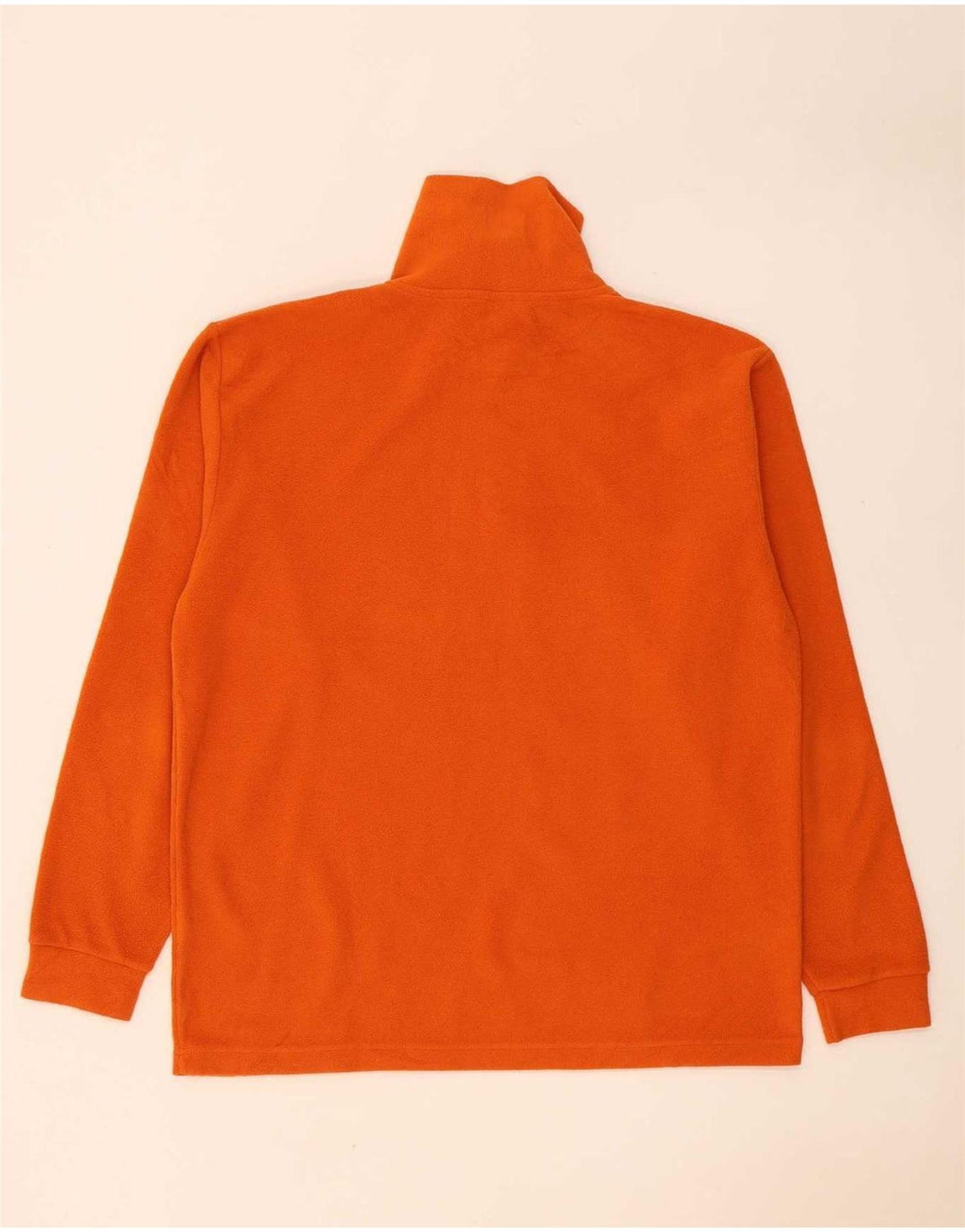 Invicta herre lynlås hals fleece jumper stor orange polyester