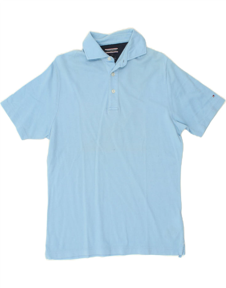 TOMMY HILFIGER Mens Polo Shirt Small Blue Cotton | Vintage Tommy Hilfiger | Thrift | Second-Hand Tommy Hilfiger | Used Clothing | Messina Hembry 