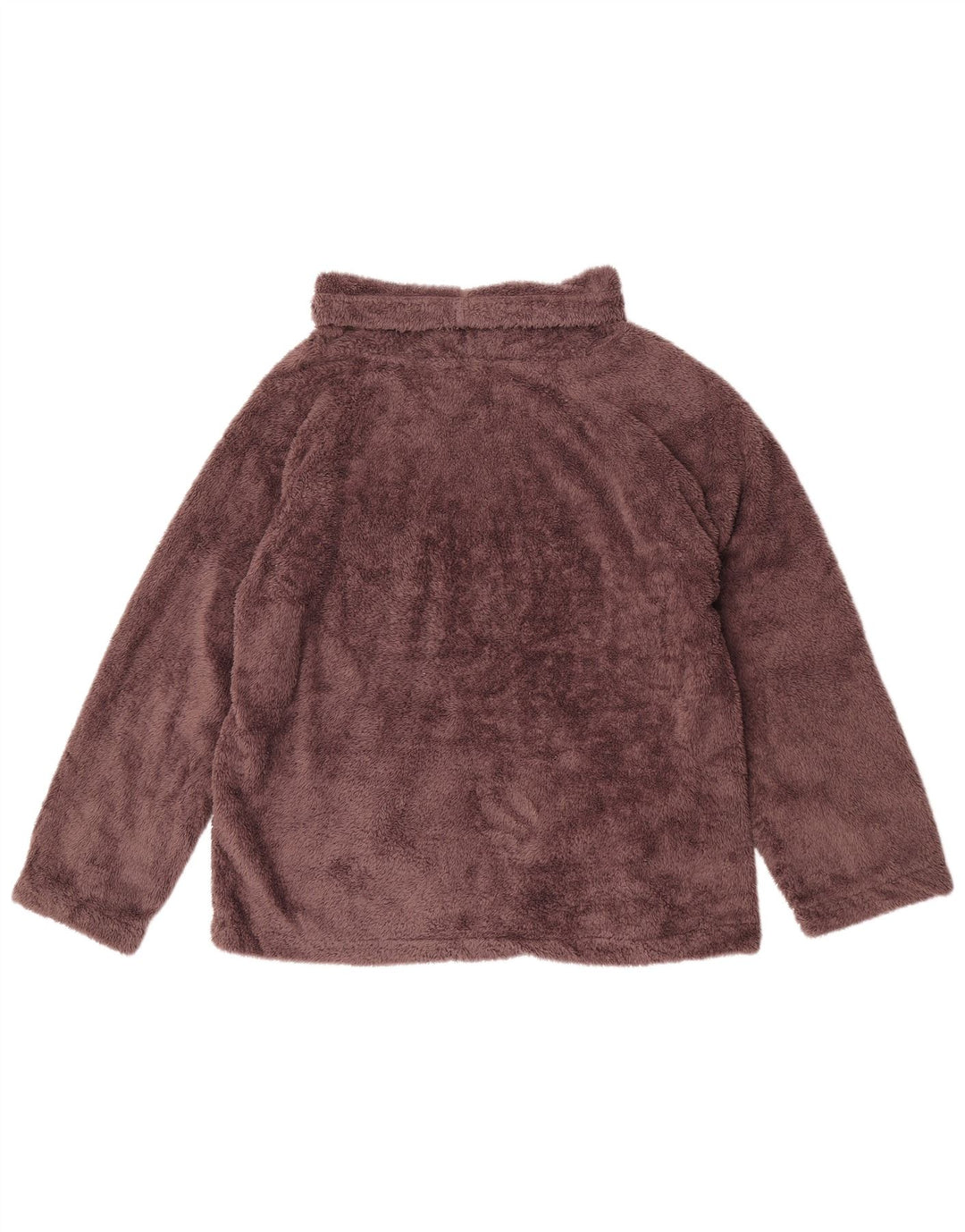 Marks & Spencer Dame Roll Neck Fleece Jumper UK 16/18 Stor Brun
