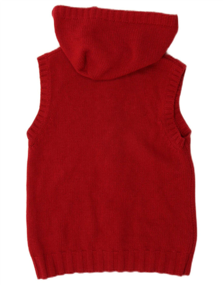 MURPHY & NYE Sweater med hætte til kvinder UK 10 Small Burgundy