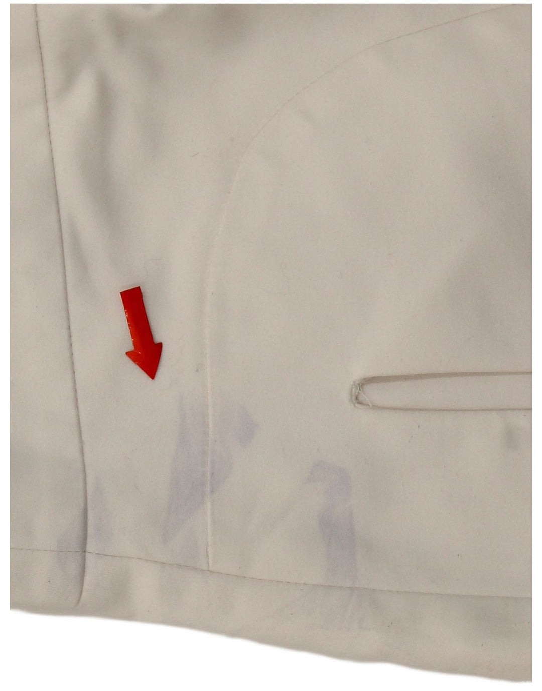 Zara Dame Mini Nederdel Medium W28 Hvid Bomuld