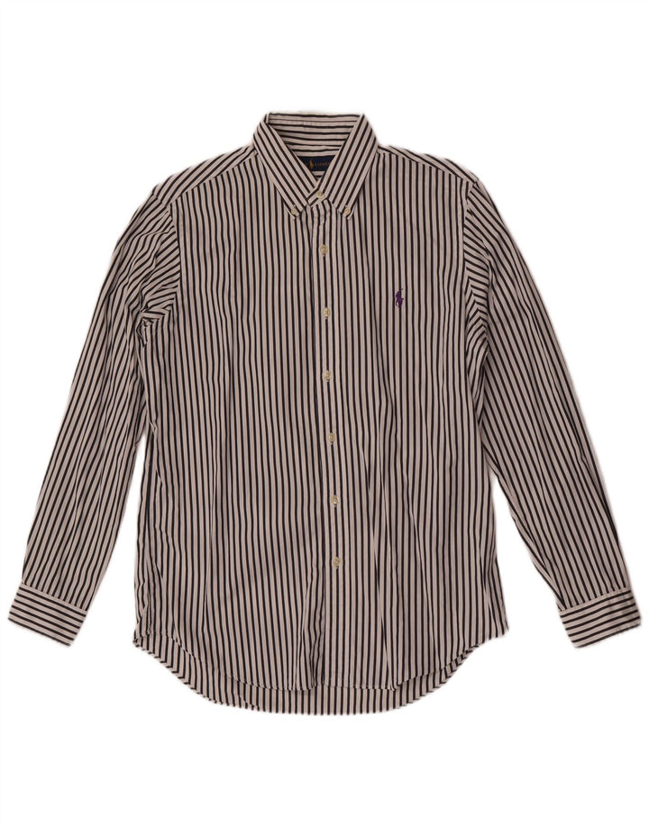 Ralph Lauren Herreskjorte Medium White Pinstripe Bomuld