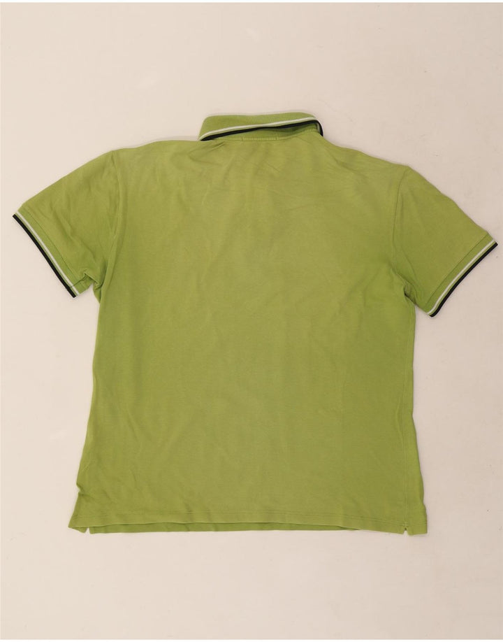 Fred Perry Herre poloshirt Stor grøn stribet bomuld