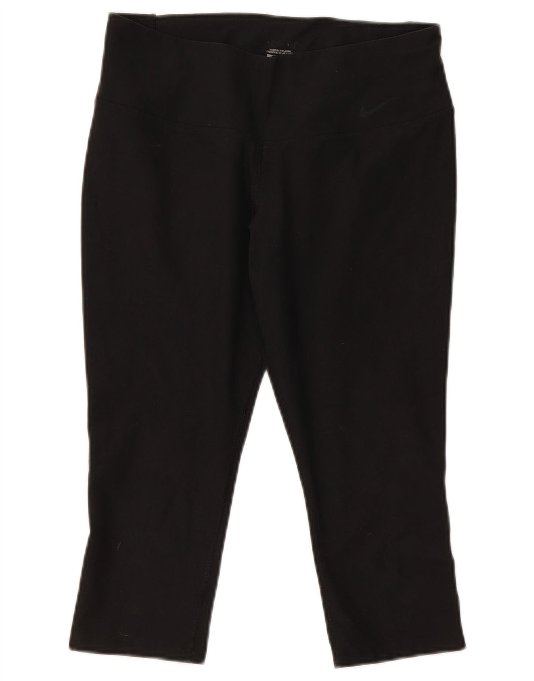 Nike Dame Capri Leggings UK 14 Medium Sort Polyester