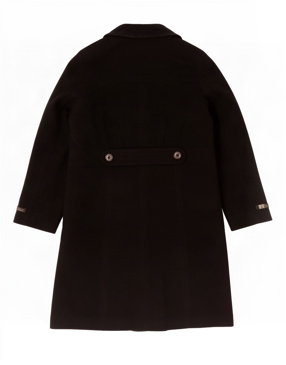 Marks & Spencer Dame Overfrakke UK 18 XL Sort Uld