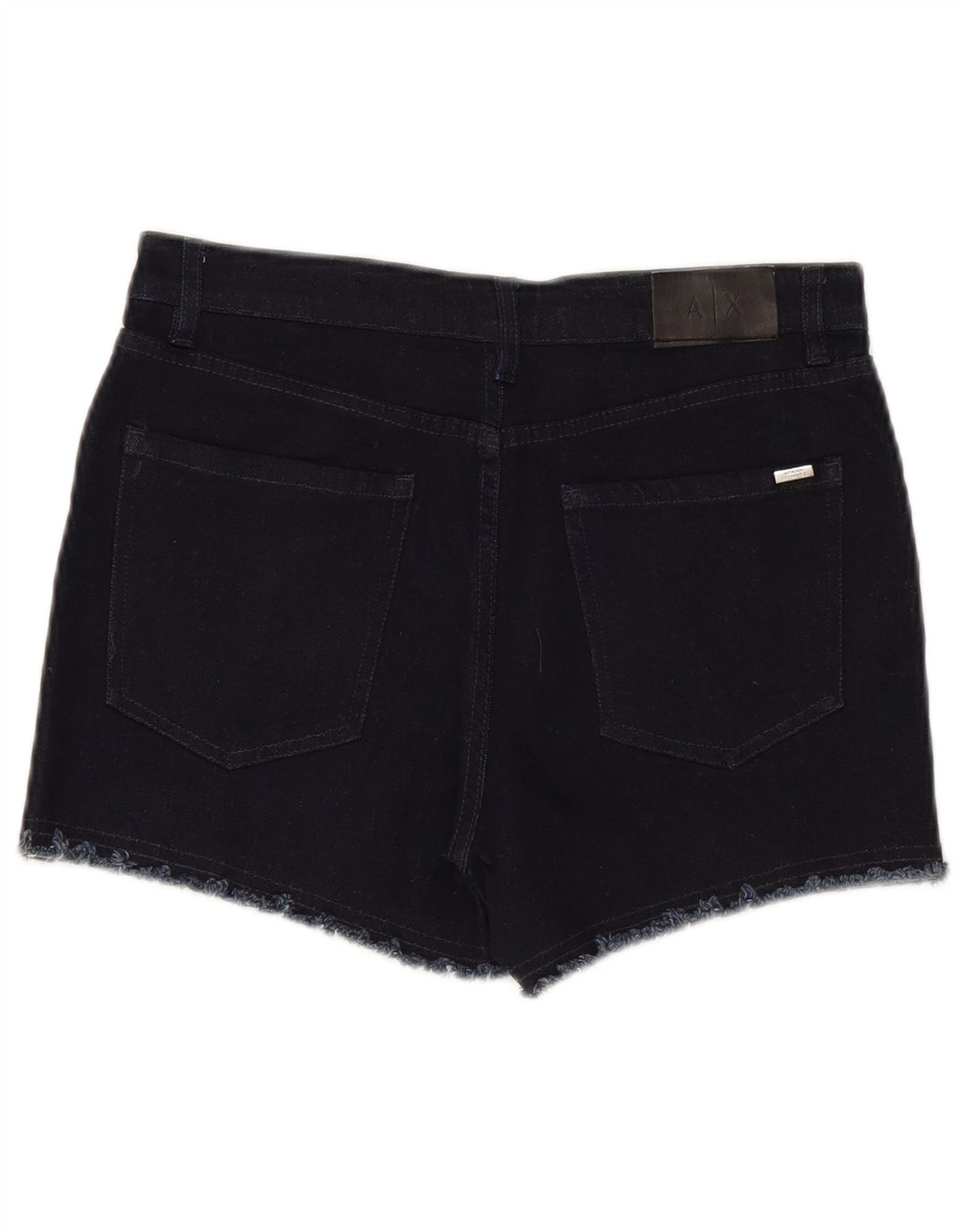 Armani Exchange Dame Mid Rise denimshorts W26 Small Black Bomuld