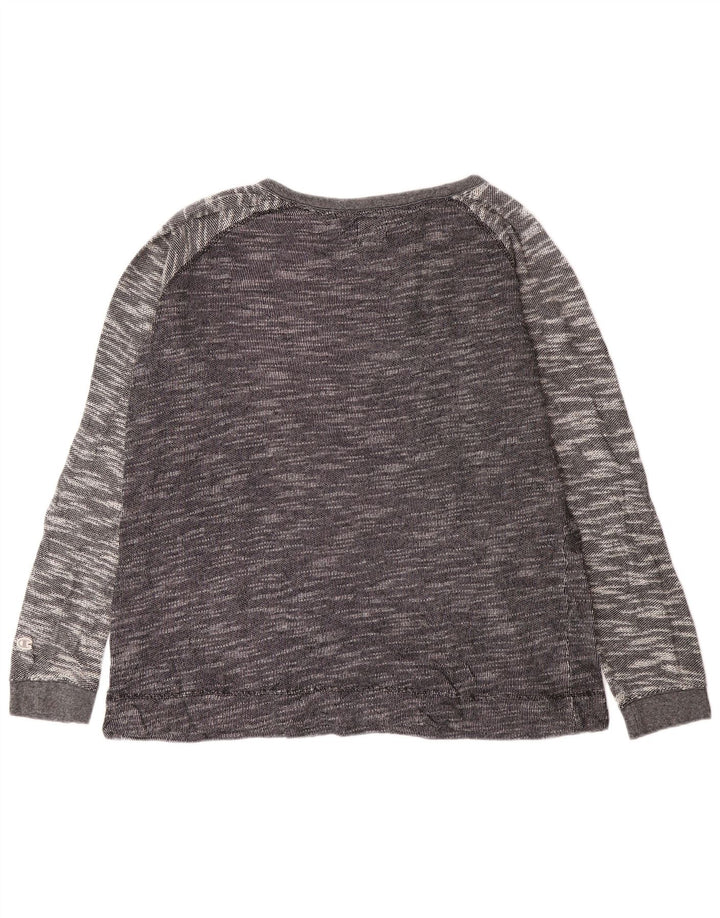 Champion Dame Top Langærmet UK 18 XL Grå Flecked Bomuld