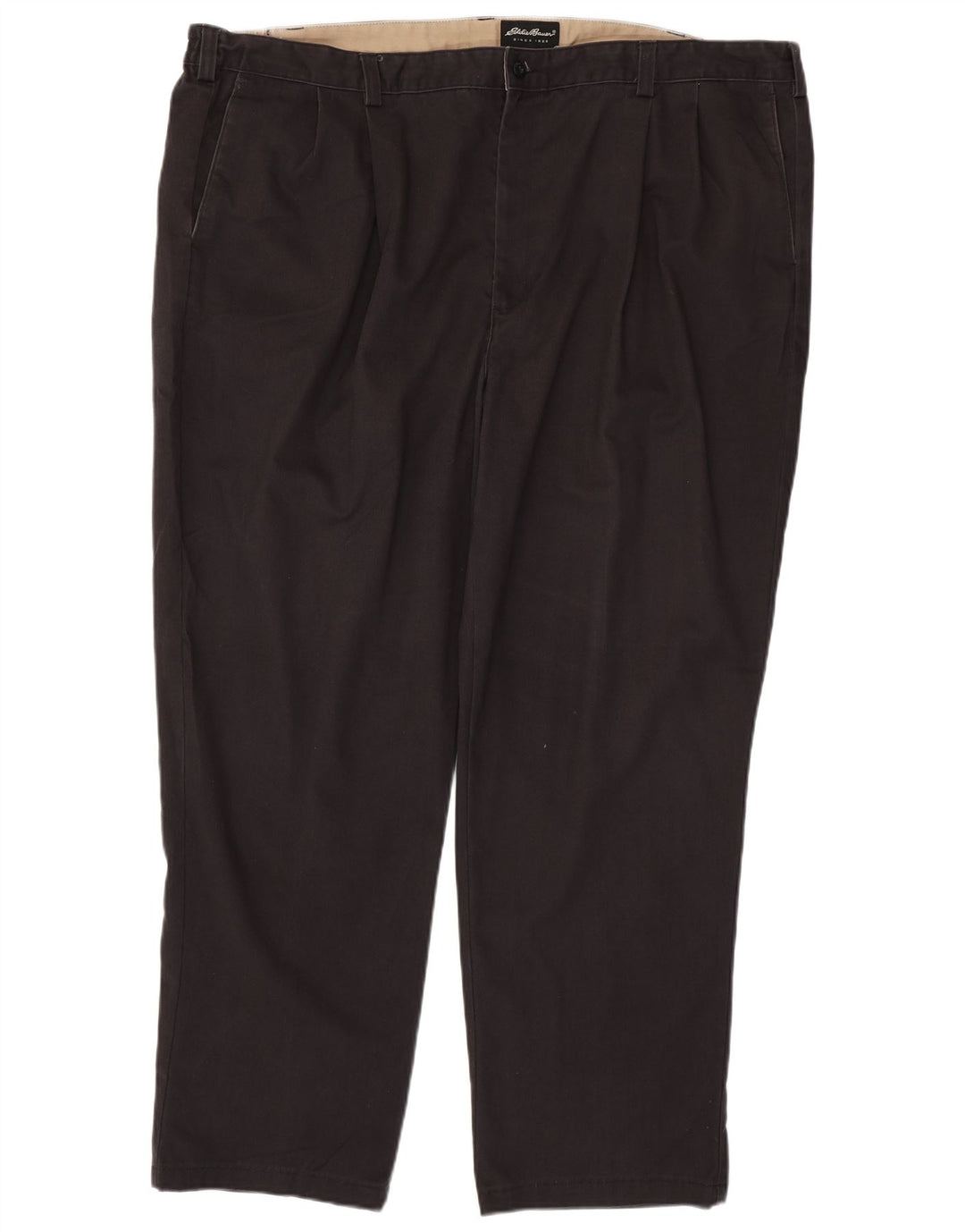 EDDIE BAUER Herre Pegged Chino Bukser W48 L31 Grå Bomuld
