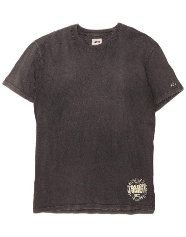 Tommy Hilfiger Herre T-Shirt Top XL Grå Bomuld