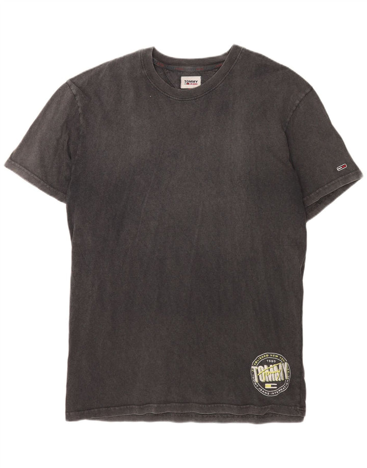 Tommy Hilfiger Herre T-Shirt Top XL Grå Bomuld
