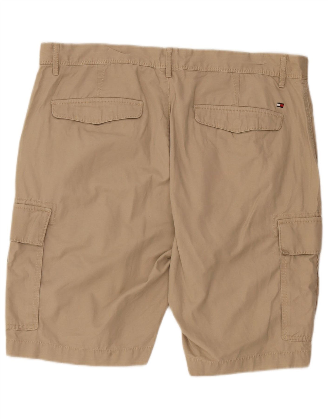 Tommy Hilfiger Herre Cargo Shorts W38 XL Beige Bomuld